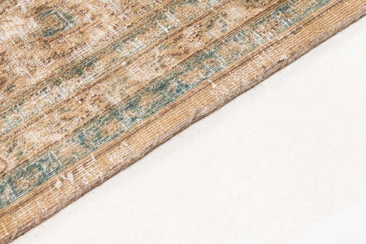9' 9 x 12' 6 Hand Knotted Ultra Vintage Persian Wool Rug