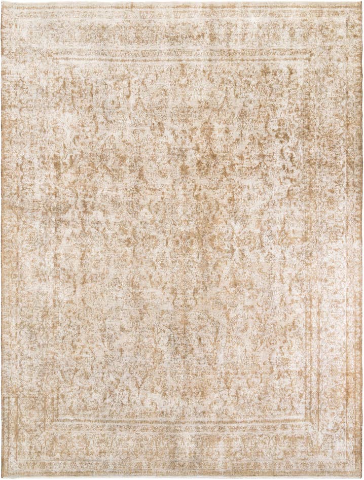 Detail image of 9' 5 x 12' 3 Hand Knotted Ultra Vintage Persian Wool Rug