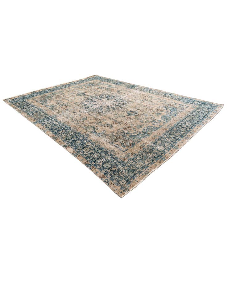 Detail image of 9' 1 x 12' 1  Hand Knotted Ultra Vintage Persian Wool Rug