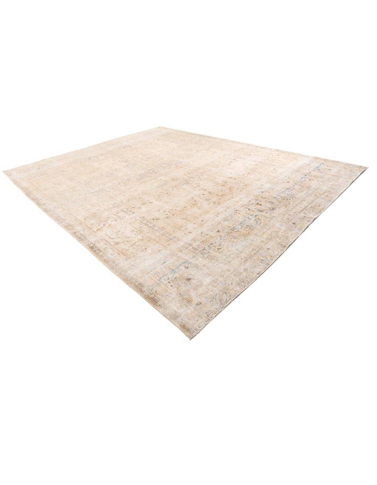 Detail image of 10' 1 x 13' 1  Hand Knotted Ultra Vintage Persian Wool Rug