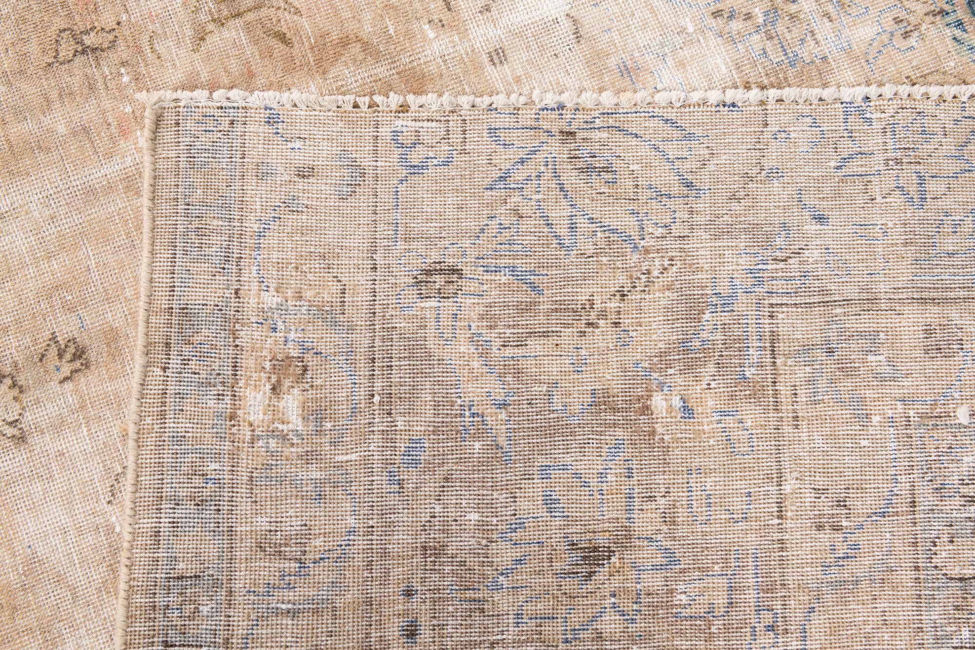 10' 1 x 13' 1 Hand Knotted Ultra Vintage Persian Wool Rug