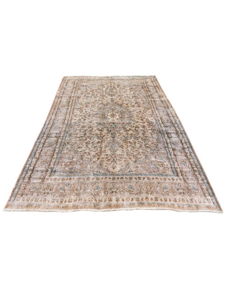 Detail image of 195cm x 285cm Hand Knotted Ultra Vintage Persian Wool Rug