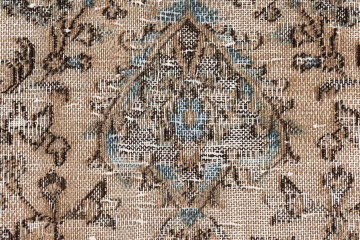 6' 5 x 9' 4 Hand Knotted Ultra Vintage Persian Wool Rug