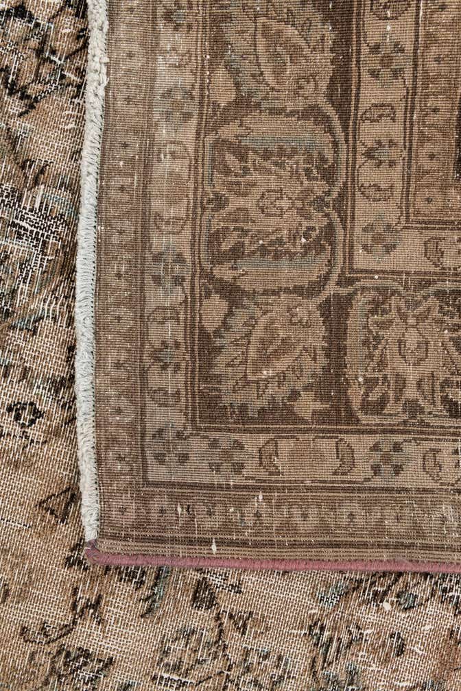 6' 5 x 9' 4 Hand Knotted Ultra Vintage Persian Wool Rug