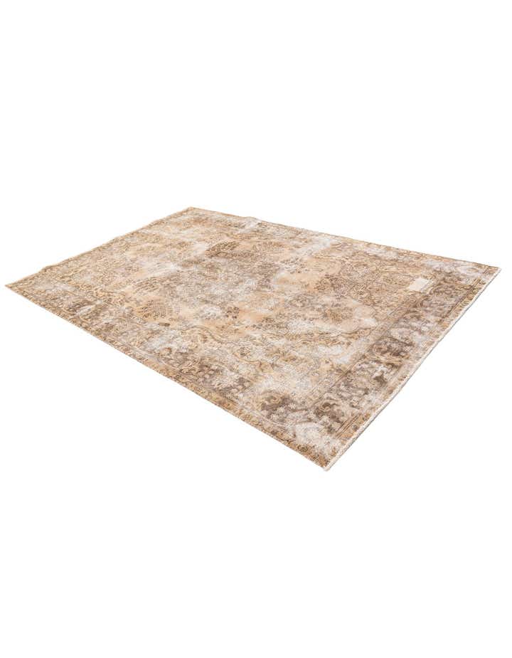 6' 4 x 9' 4 Hand Knotted Ultra Vintage Persian Wool Rug