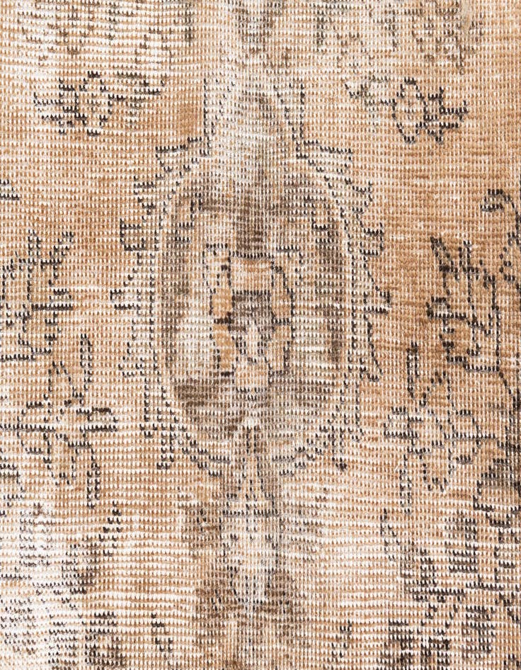 Detail image of 6' 4 x 9' 4  Hand Knotted Ultra Vintage Persian Wool Rug