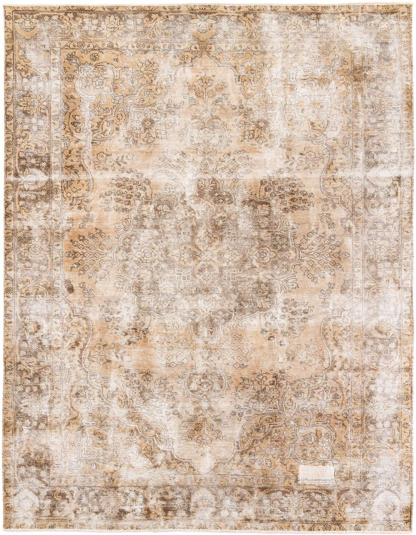 Primary image 6' 4 x 9' 4  Hand Knotted Ultra Vintage Persian Wool Rug