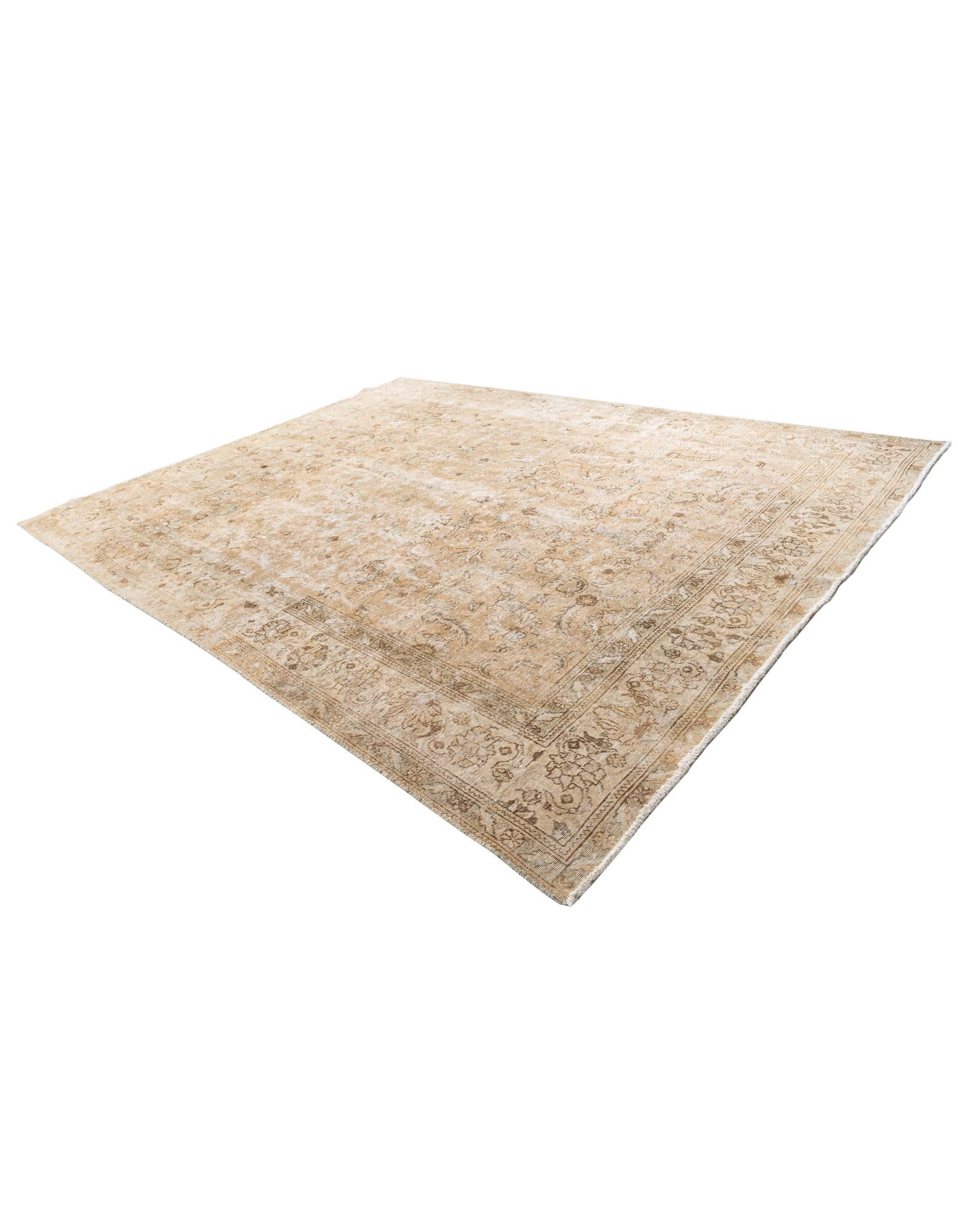 10' x 12' 8 Hand Knotted Ultra Vintage Persian Wool Rug