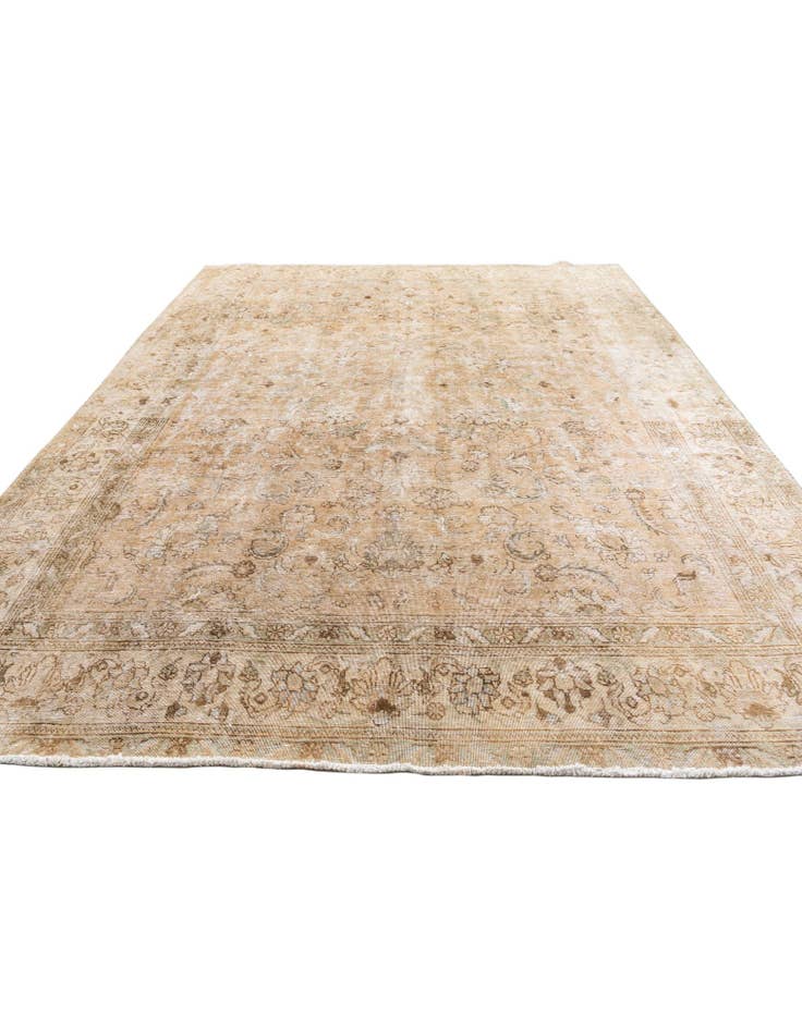 Detail image of 10' x 12' 8  Hand Knotted Ultra Vintage Persian Wool Rug