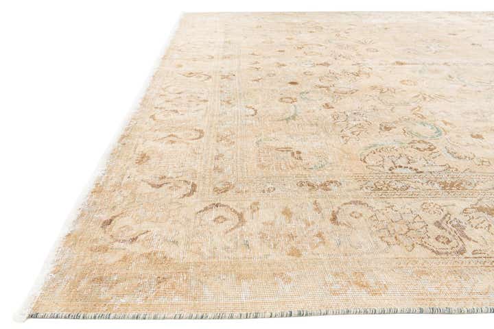 10' x 12' 8 Hand Knotted Ultra Vintage Persian Wool Rug