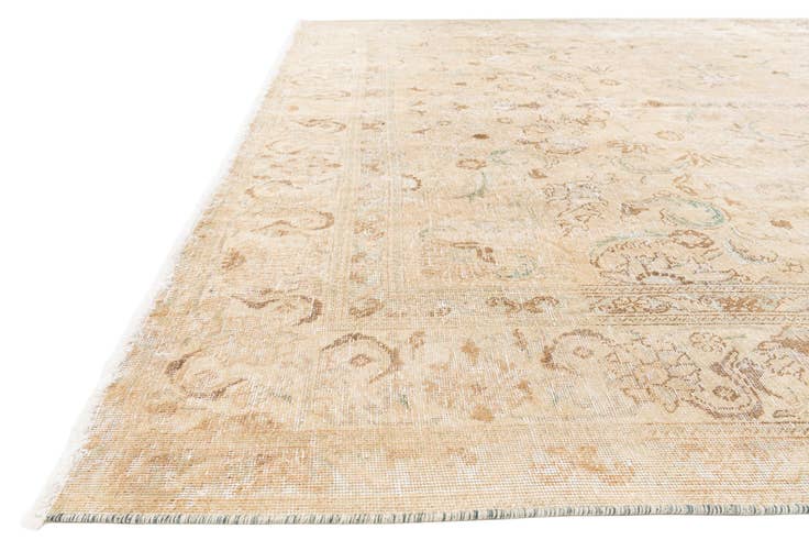 Detail image of 10' x 12' 8 Hand Knotted Ultra Vintage Persian Wool Rug