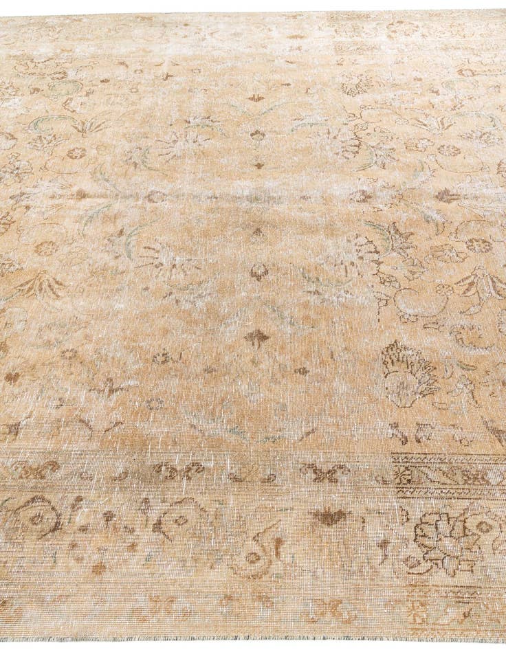 Detail image of 10' x 12' 8  Hand Knotted Ultra Vintage Persian Wool Rug