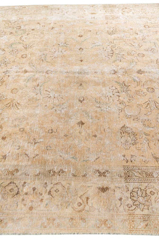 10' x 12' 8 Hand Knotted Ultra Vintage Persian Wool Rug