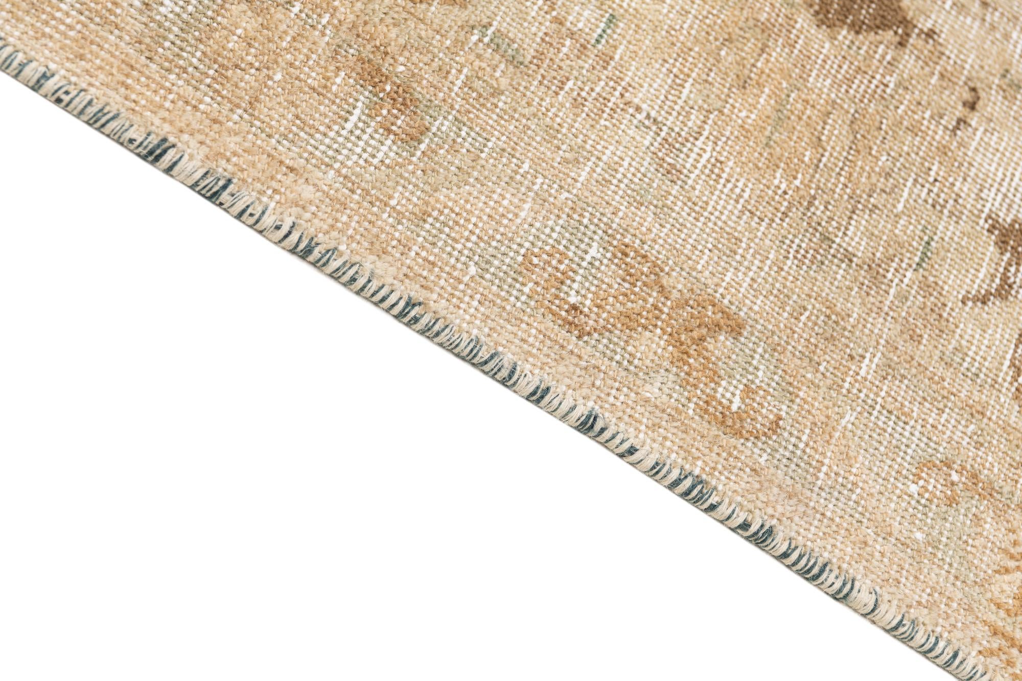 10' x 12' 8 Hand Knotted Ultra Vintage Persian Wool Rug