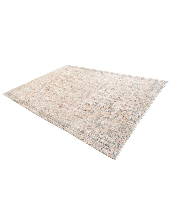 7' 5 x 10' 3 Hand Knotted Ultra Vintage Persian Wool Rug