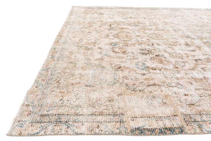 7' 5 x 10' 3 Hand Knotted Ultra Vintage Persian Wool Rug