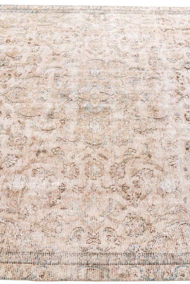 Detail image of 7' 5 x 10' 3 Hand Knotted Ultra Vintage Persian Wool Rug