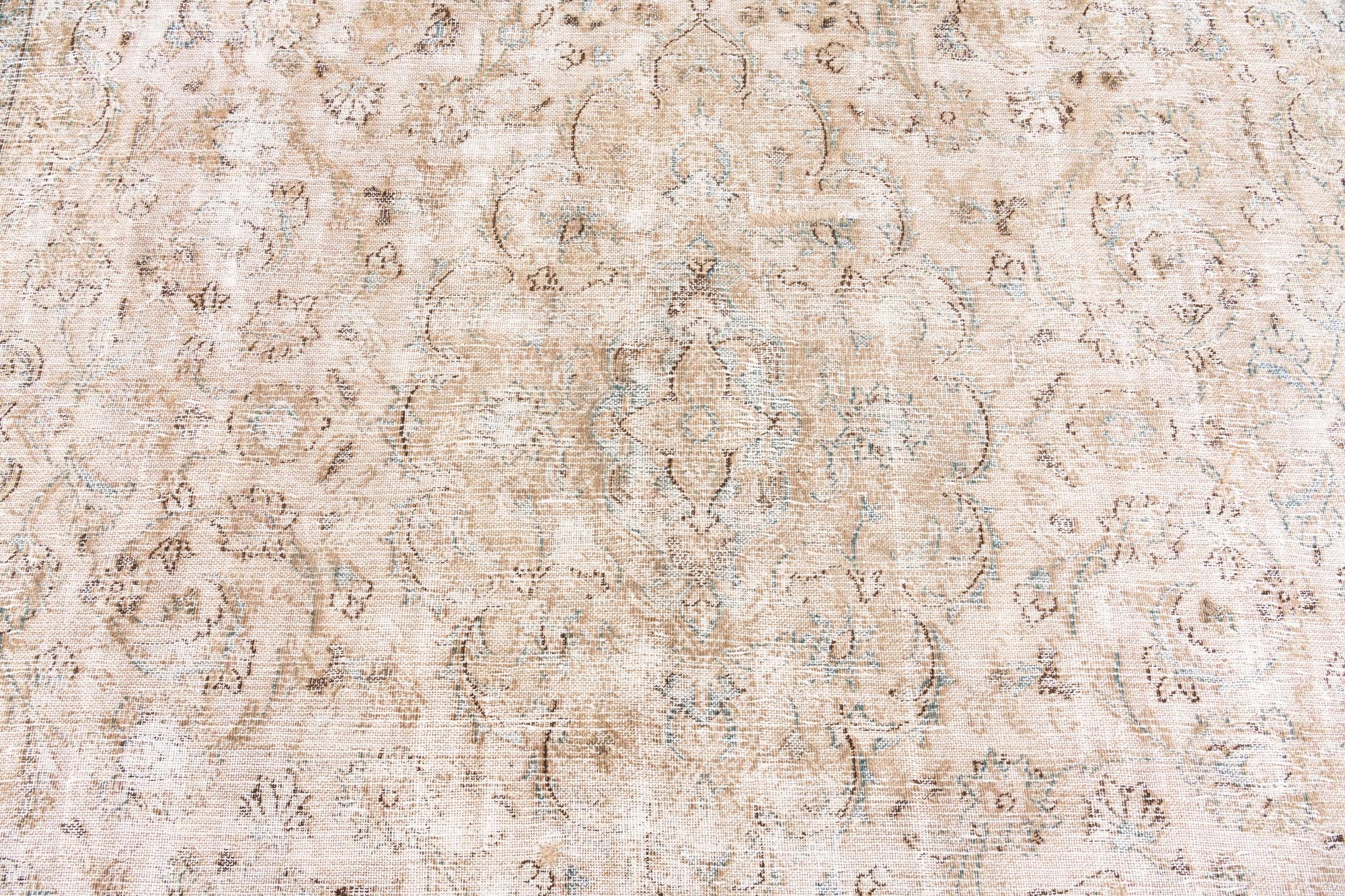 7' 5 x 10' 3 Hand Knotted Ultra Vintage Persian Wool Rug