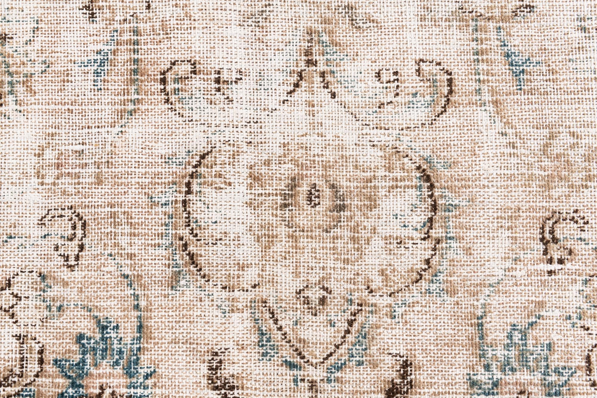 7' 5 x 10' 3 Hand Knotted Ultra Vintage Persian Wool Rug