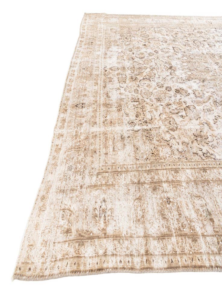 Detail image of 9' 2 x 12' 6  Hand Knotted Ultra Vintage Persian Wool Rug