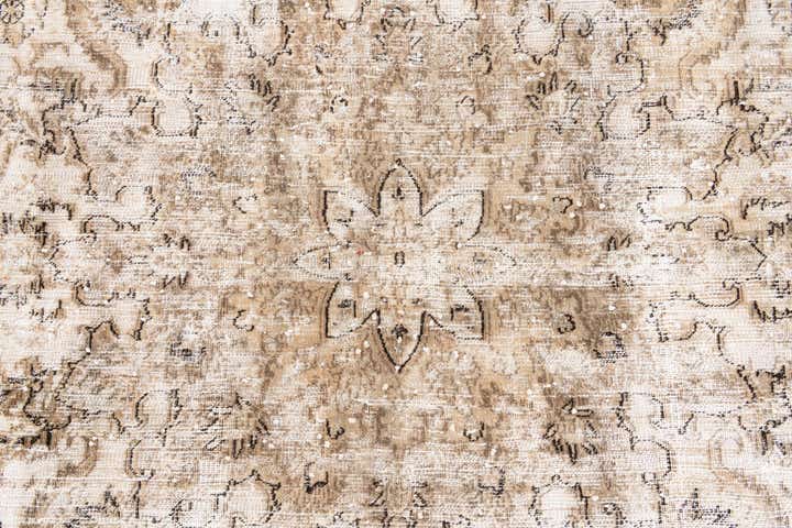 9' 2 x 12' 6 Hand Knotted Ultra Vintage Persian Wool Rug