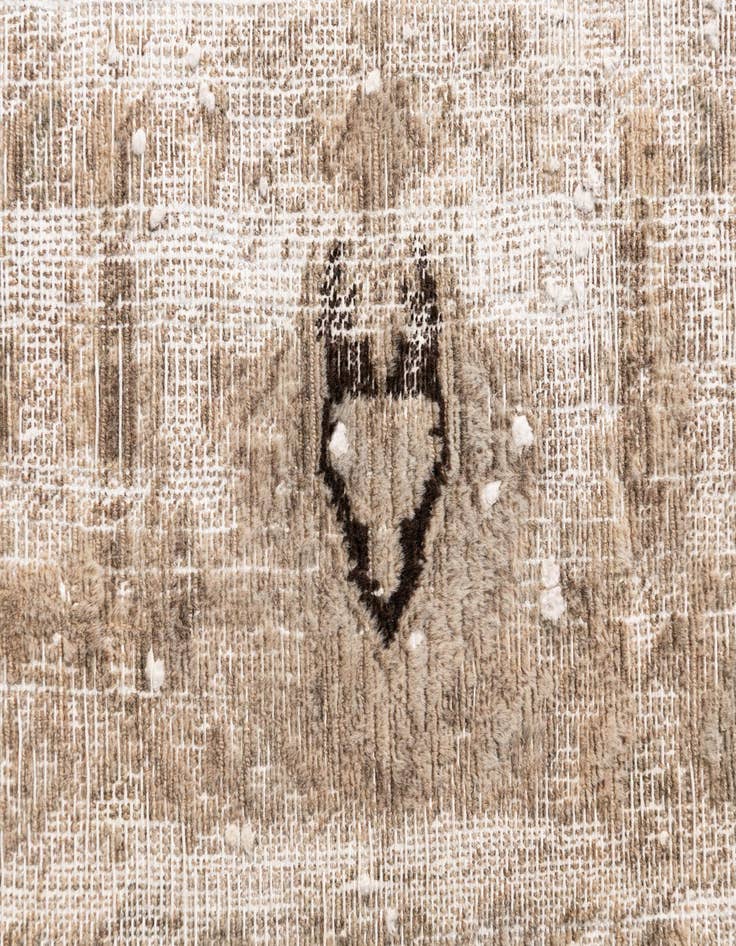 Detail image of 9' 2 x 12' 6  Hand Knotted Ultra Vintage Persian Wool Rug