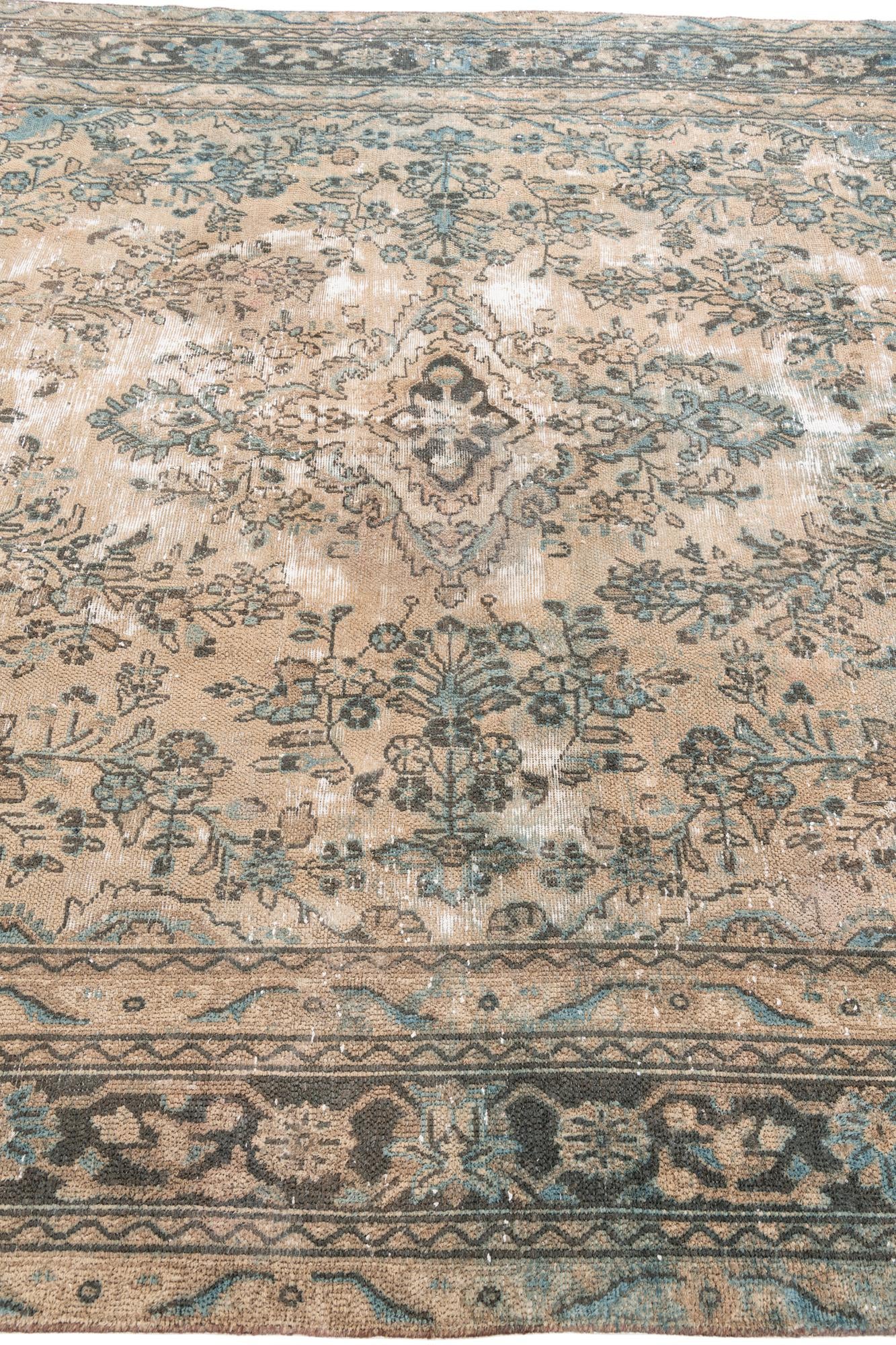 8' 2 x 11' 4 Hand Knotted Ultra Vintage Persian Wool Rug
