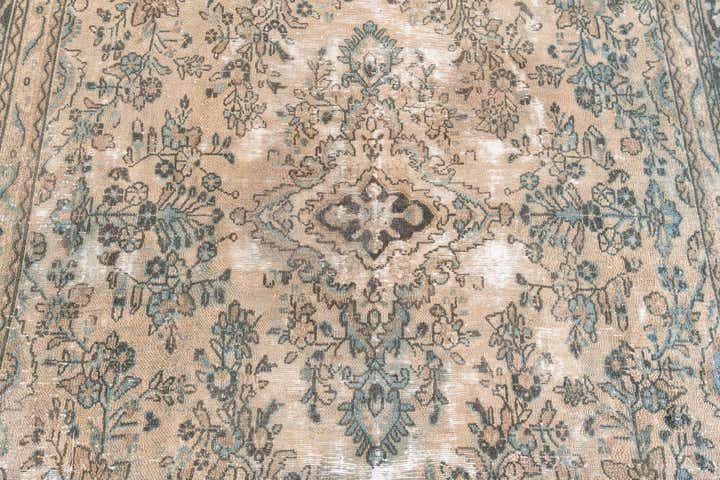 8' 2 x 11' 4 Hand Knotted Ultra Vintage Persian Wool Rug
