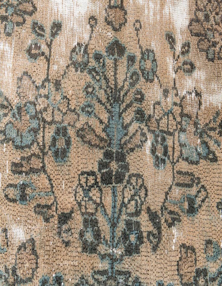 Detail image of 8' 2 x 11' 4  Hand Knotted Ultra Vintage Persian Wool Rug