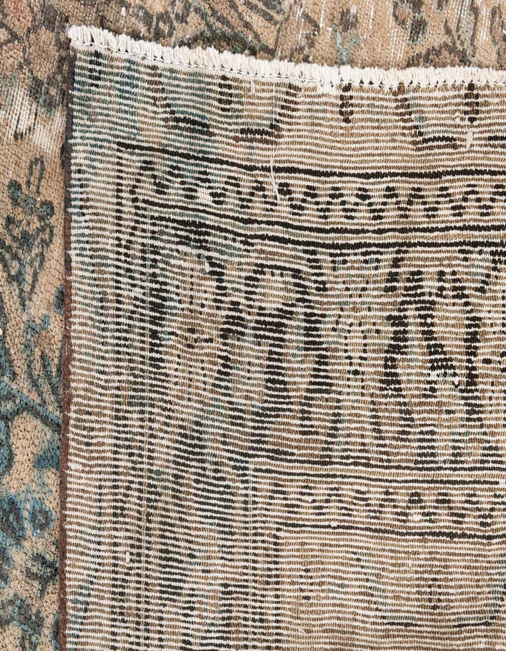 Detail image of 8' 2 x 11' 4  Hand Knotted Ultra Vintage Persian Wool Rug