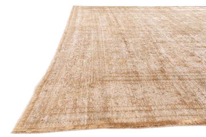 9' 6 x 12' 8 Hand Knotted Ultra Vintage Persian Wool Rug