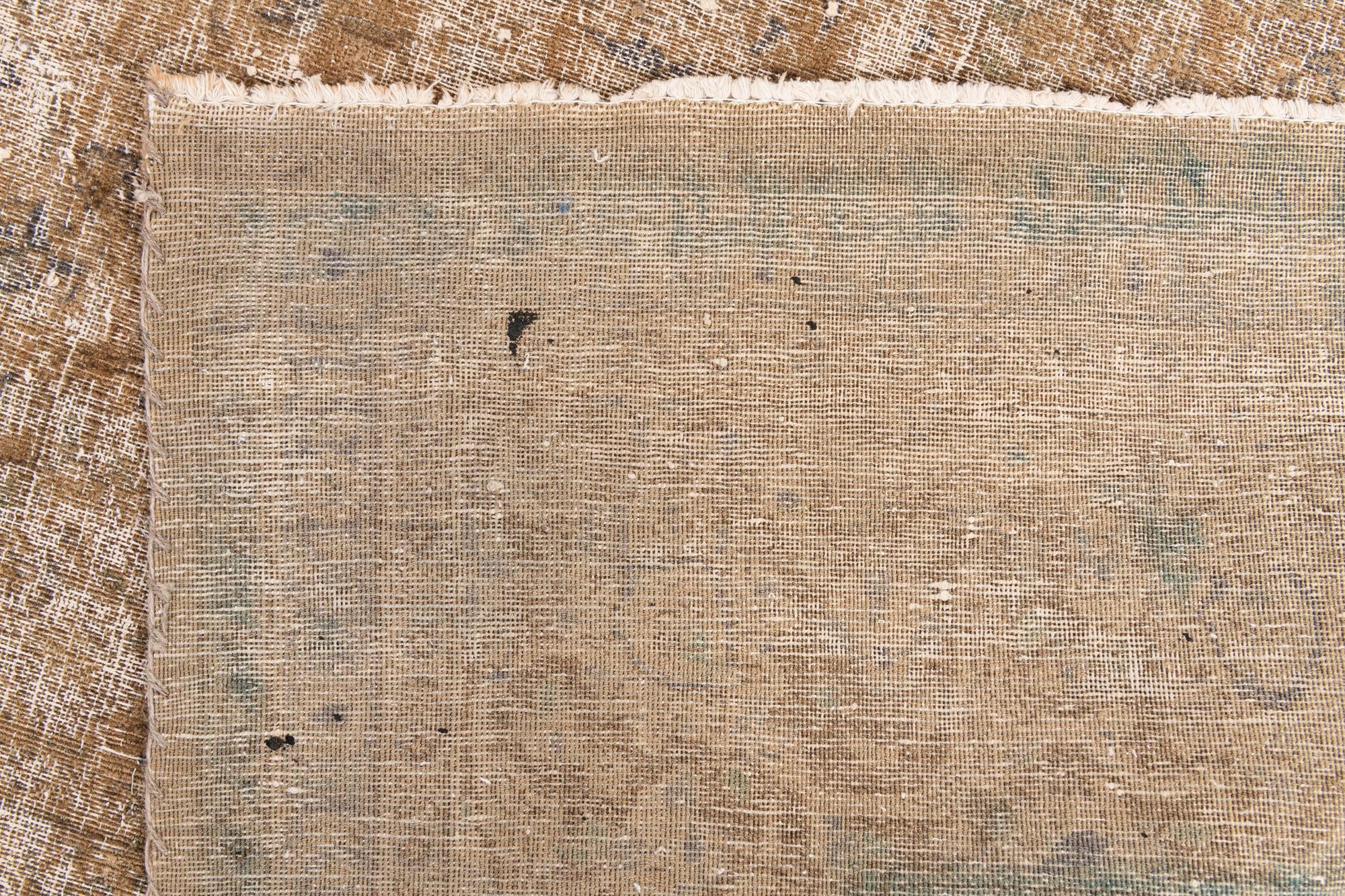 9' 6 x 12' 8 Hand Knotted Ultra Vintage Persian Wool Rug