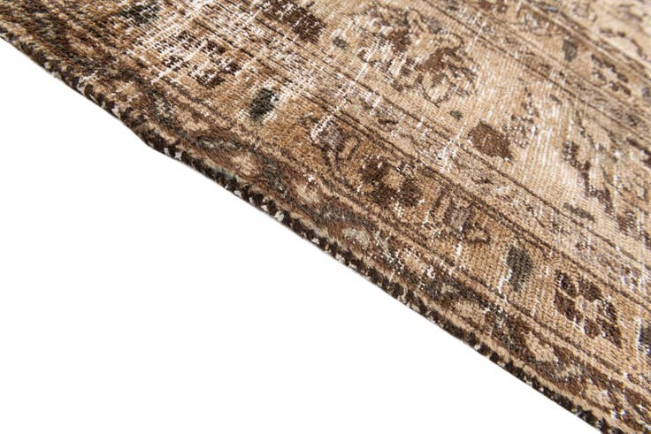 Detail image of 8' 2 x 10' 9 Hand Knotted Ultra Vintage Persian Wool Rug