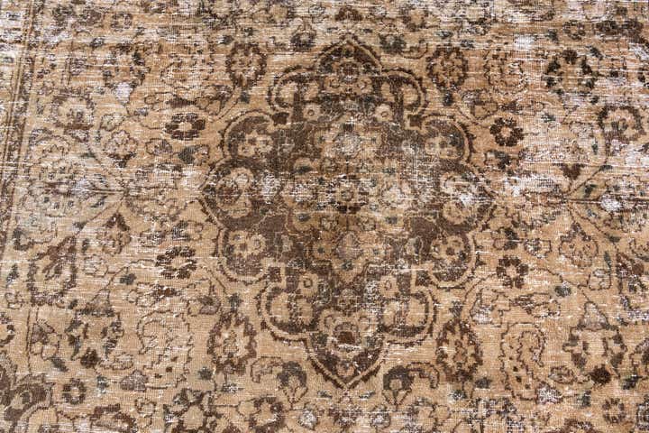 8' 2 x 10' 9 Hand Knotted Ultra Vintage Persian Wool Rug