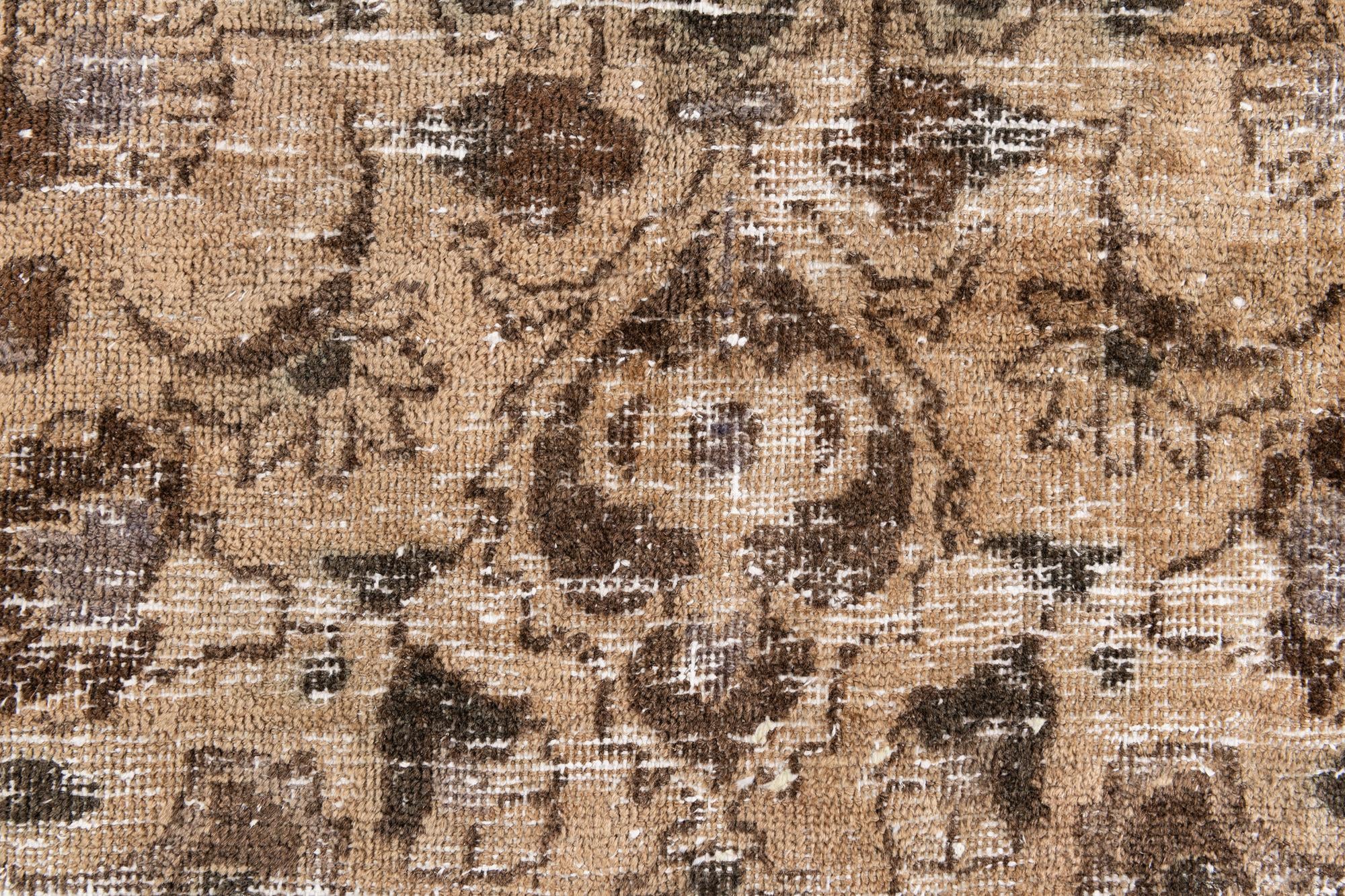 8' 2 x 10' 9 Hand Knotted Ultra Vintage Persian Wool Rug
