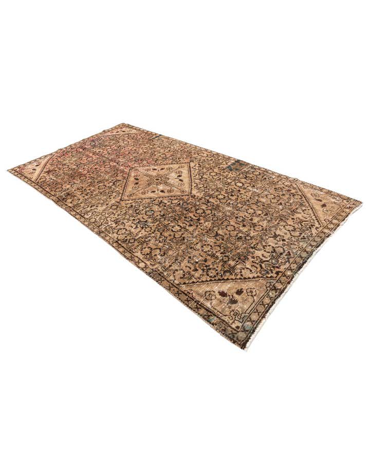 5' x 9' 1 Hand Knotted Ultra Vintage Persian Wool Rug