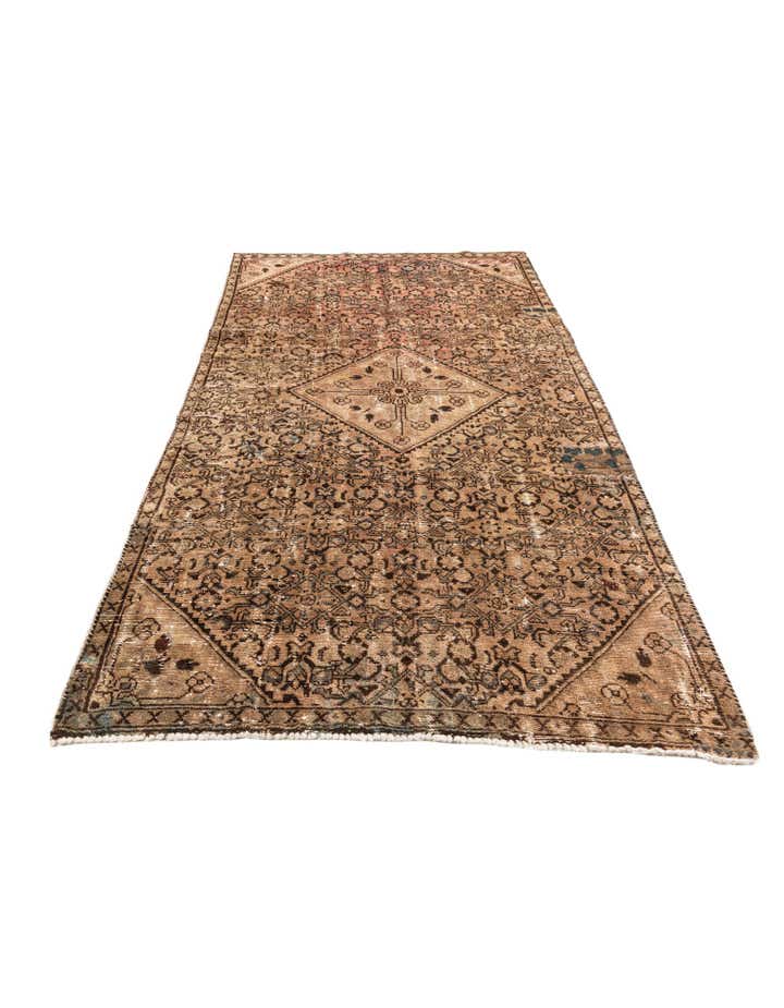 5' x 9' 1 Hand Knotted Ultra Vintage Persian Wool Rug