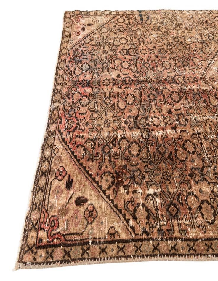 Detail image of 5' x 9' 1  Hand Knotted Ultra Vintage Persian Wool Rug