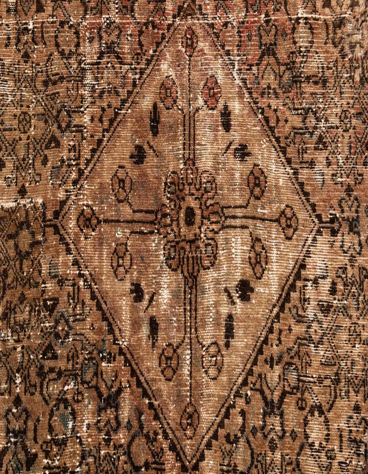 Detail image of 5' x 9' 1  Hand Knotted Ultra Vintage Persian Wool Rug