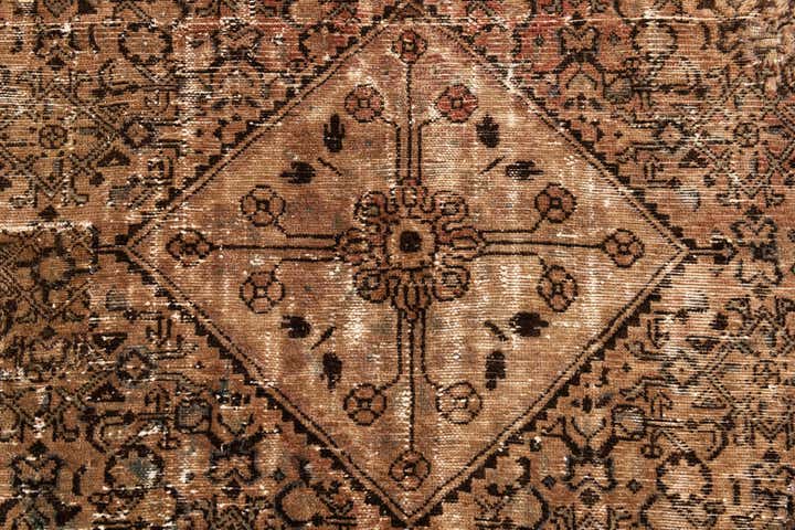 5' x 9' 1 Hand Knotted Ultra Vintage Persian Wool Rug