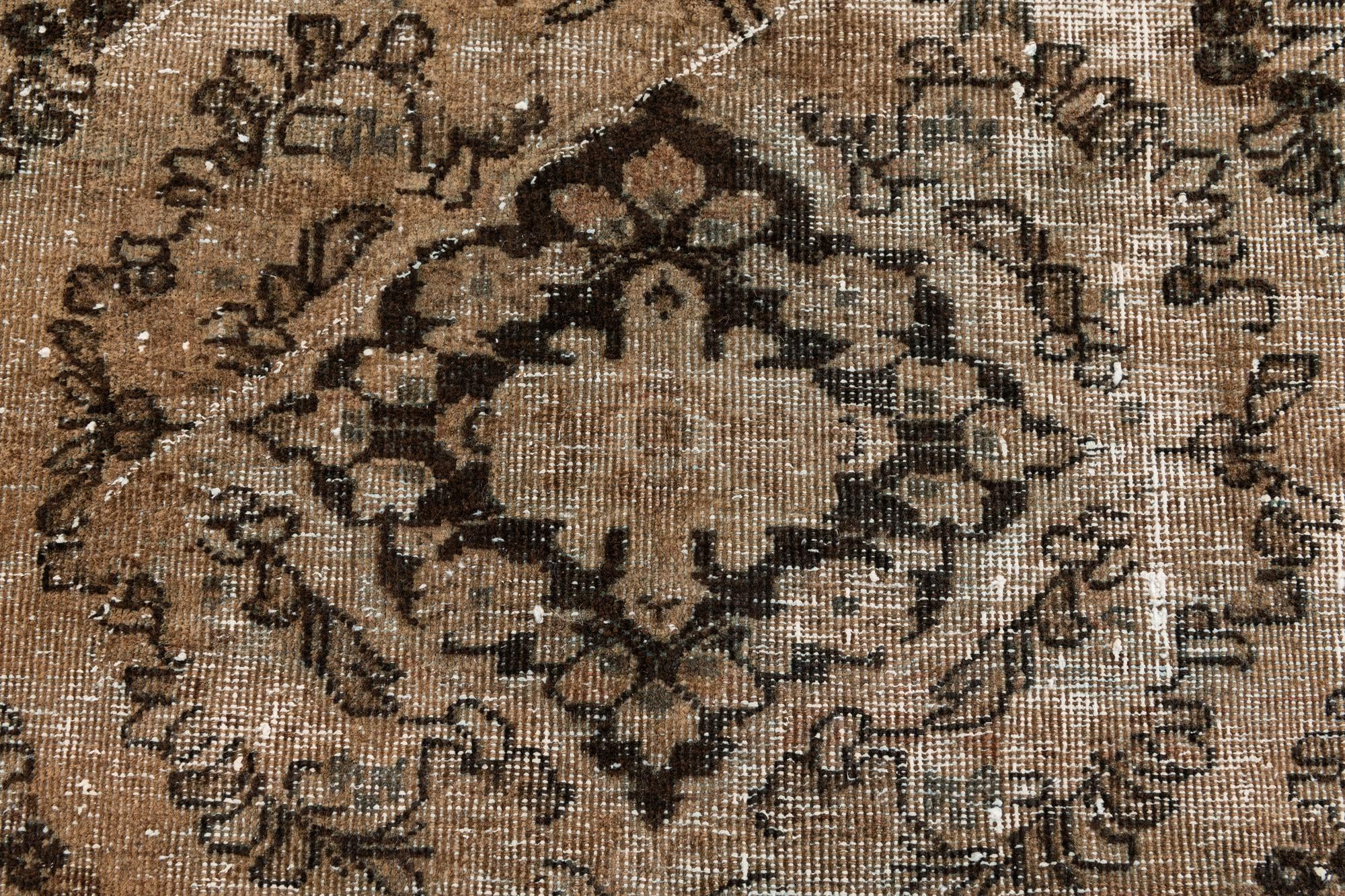 4' 3 x 6' 5 Hand Knotted Ultra Vintage Persian Wool Rug