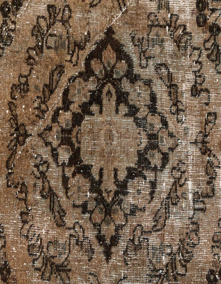 Detail image of 4' 3 x 6' 5  Hand Knotted Ultra Vintage Persian Wool Rug