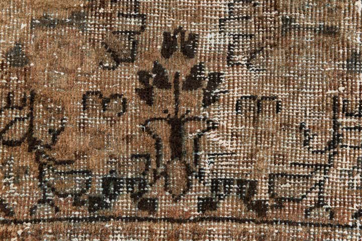 4' 3 x 6' 5 Hand Knotted Ultra Vintage Persian Wool Rug