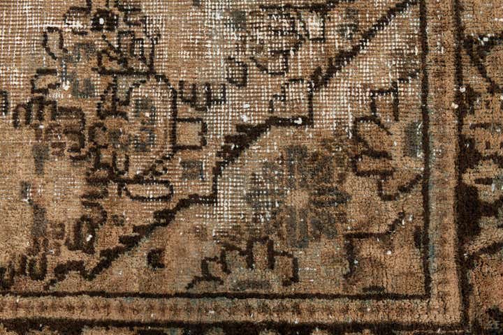 4' 3 x 6' 5 Hand Knotted Ultra Vintage Persian Wool Rug