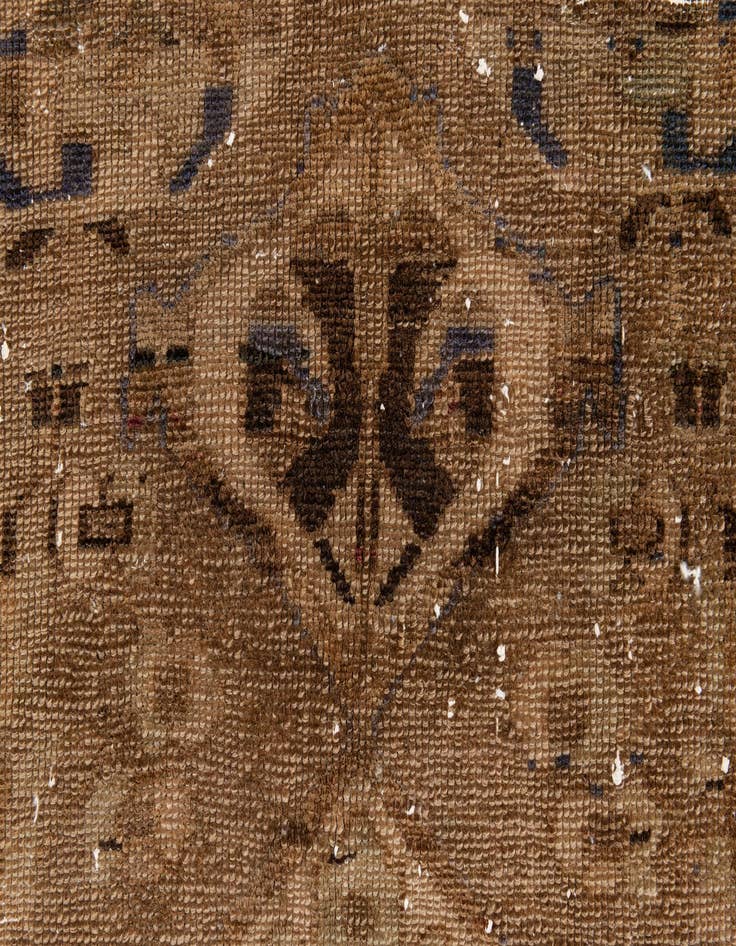 Detail image of 3' 10 x 5' 10  Hand Knotted Ultra Vintage Persian Wool Rug