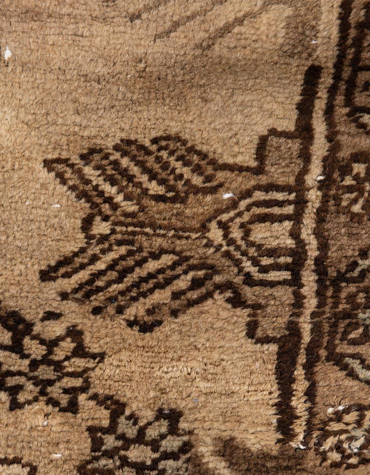 Detail image of 3' 7 x 6'  Hand Knotted Ultra Vintage Persian Wool Rug