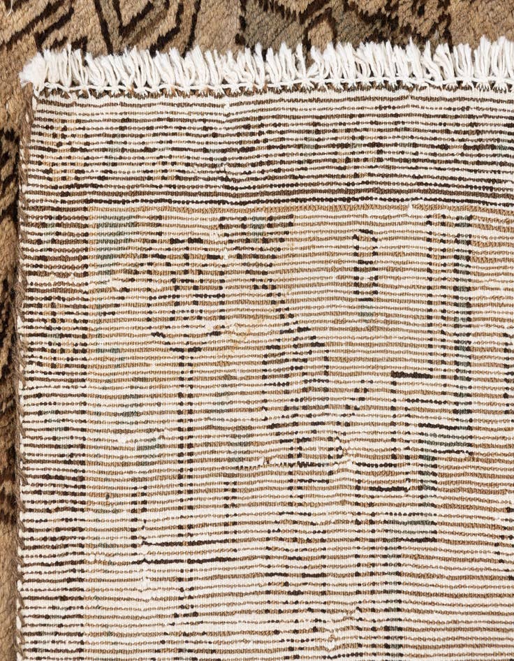 Detail image of 3' 7 x 6'  Hand Knotted Ultra Vintage Persian Wool Rug