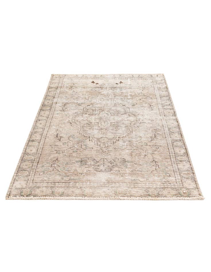 Detail image of 3' 2 x 4' 4 Hand Knotted Ultra Vintage Persian Wool Rug