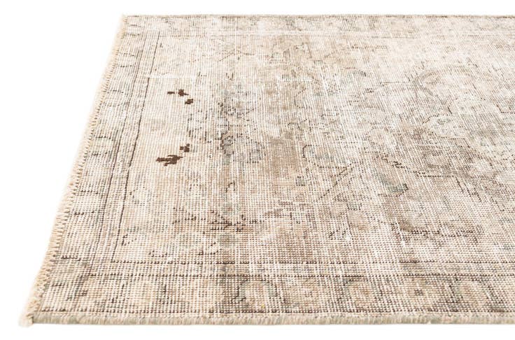 Detail image of 3' 2 x 4' 4 Hand Knotted Ultra Vintage Persian Wool Rug
