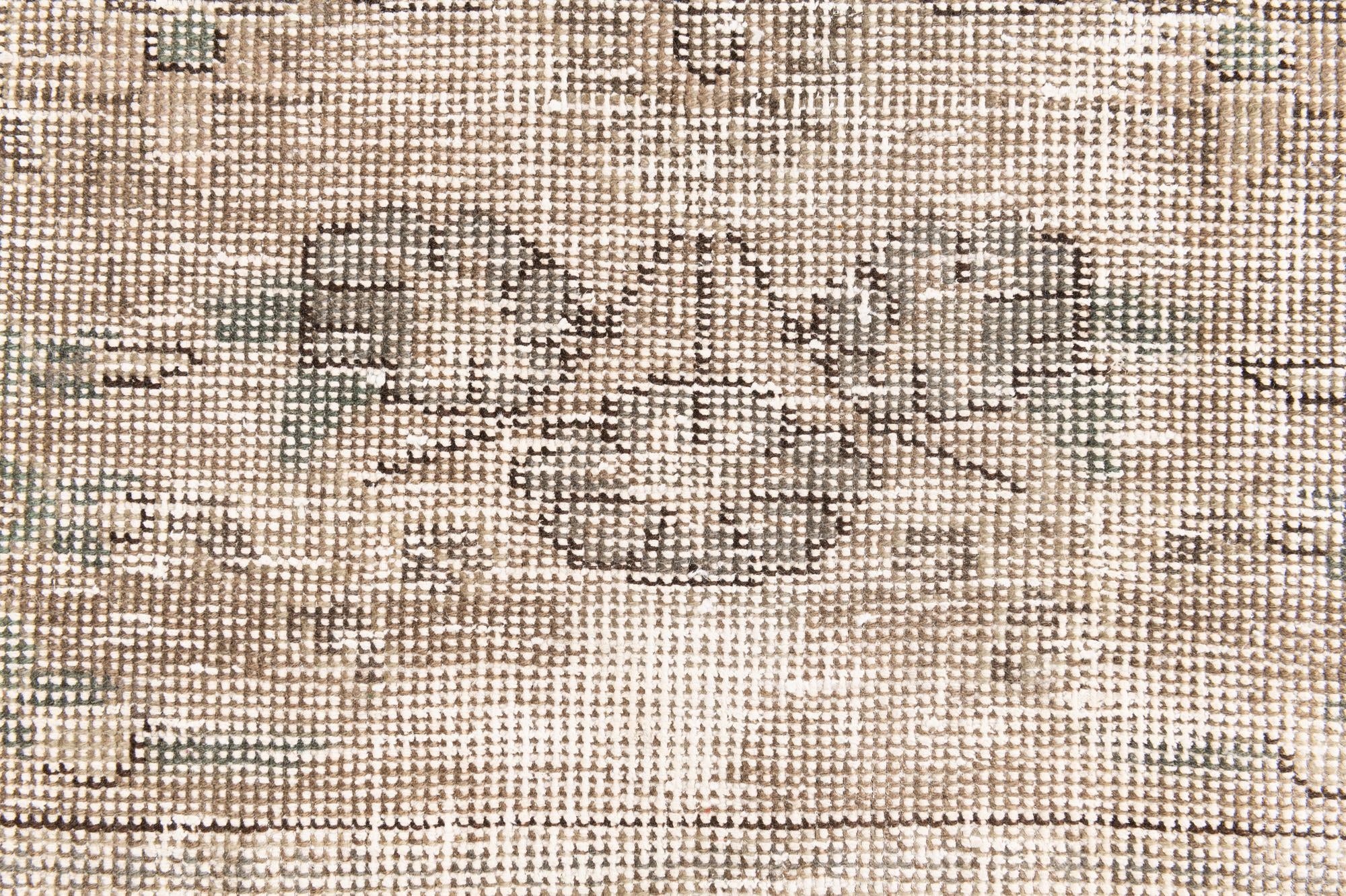 3' 2 x 4' 4 Hand Knotted Ultra Vintage Persian Wool Rug